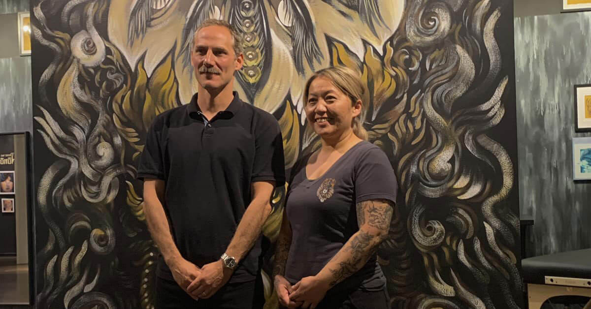 ben venom tattoo artist ping kindness quilt artistry exhibit