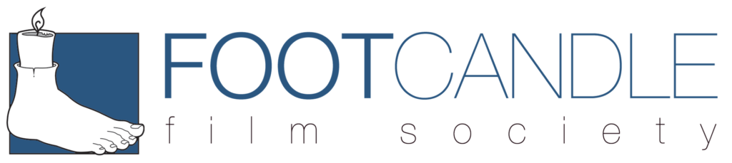 footcandle film society foot logo blue