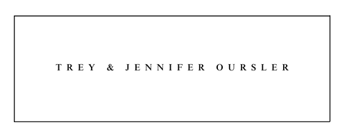name card trey & jennifer oursler