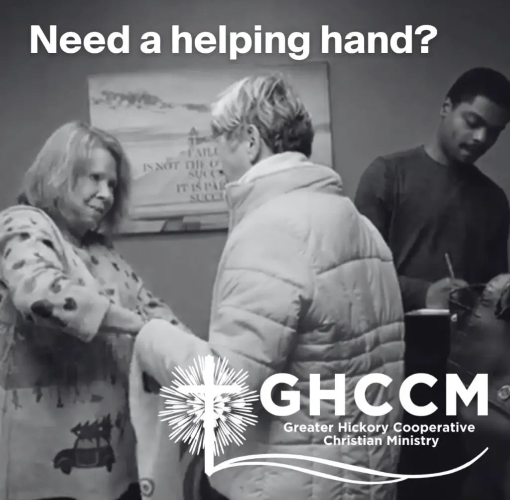 Volunteers and staff providing compassionate assistance through Greater Hickory Cooperative Christian Ministries