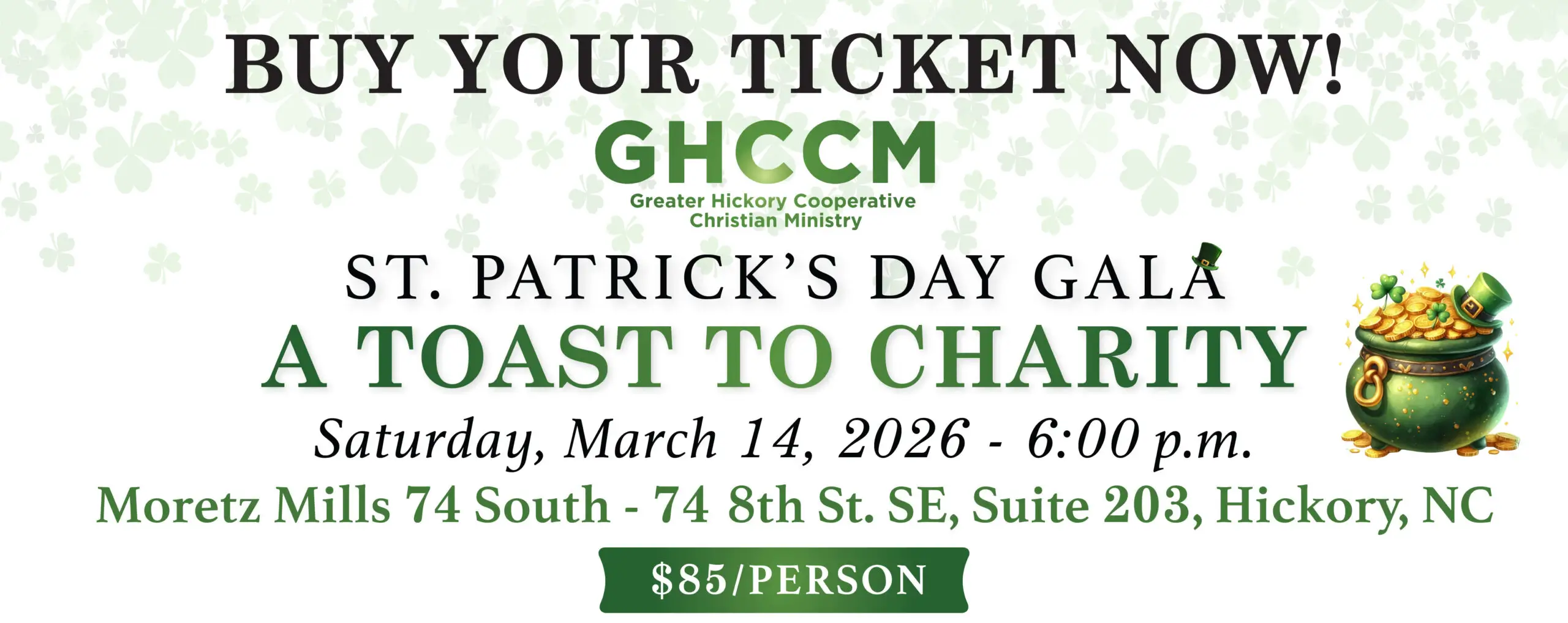 ghccm st patricks day gala toast to charity hickory nc